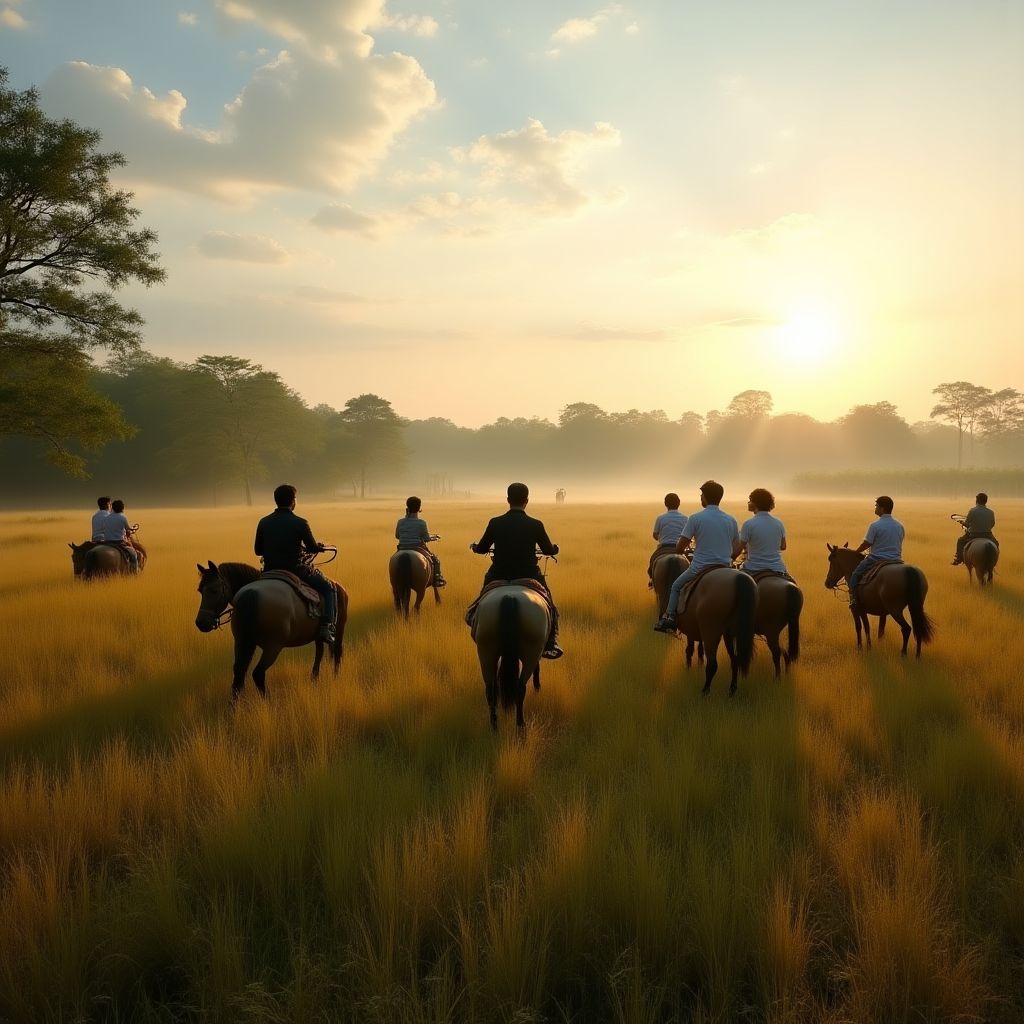 Leadership retreat in natural setting